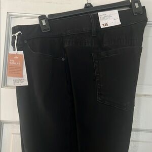 Black Tri-Sculpt Essential Stretch Pants